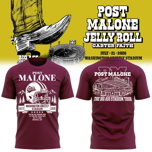 Limited Edition Big Ass Stadium Tour At Washington-Grizzly Stadium Shirt