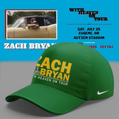 Cap Zach Bryan x Oregon Football - With Heaven On Tour 2026 Cap