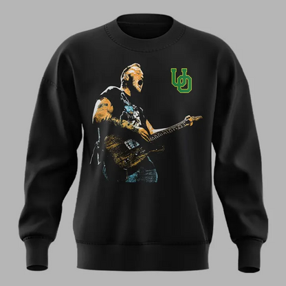 Black Sweatshirt Zach Bryan x Oregon Football - With Heaven On Tour 2026 Sweatshirt