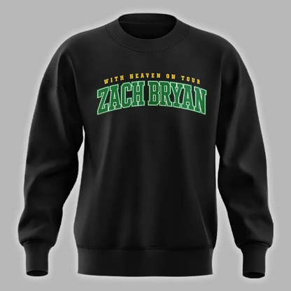 Perfect Sweatshirt Zach Bryan x Oregon Football - With Heaven On Tour 2026 Sweatshirt