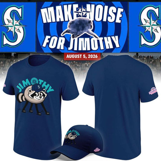Limited Edition Seattle Mariners Make Noise For Jimothy T-Shirt