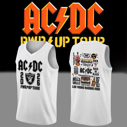 22. Limited Edition AC/DC x Las Vegas Raiders - Power Up Tour 2026 Jersey