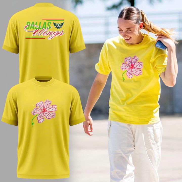 Dallas Wings S Flower T-Shirt
