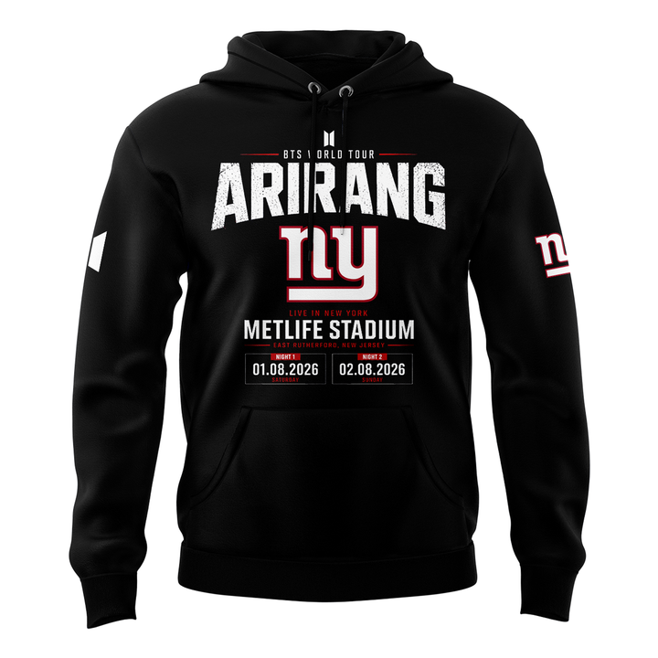 NY Giants x BTS WORLD TOUR ARIRANG 2026 Hoodie