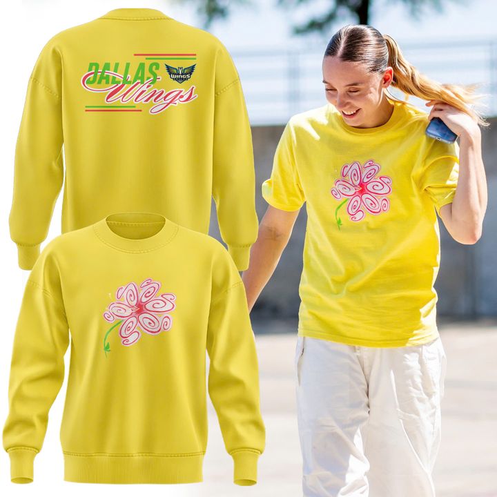 Dallas Wings S Flower Sweatshirt
