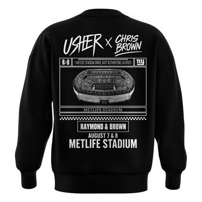 Limited Edition New York Giants x Usher & Chris Brown 2026 Sweatshirt