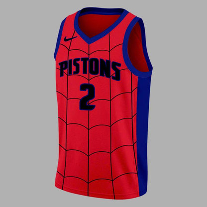 Detroit Pistons Cade Cunningham "Spidey Concept" Jersey