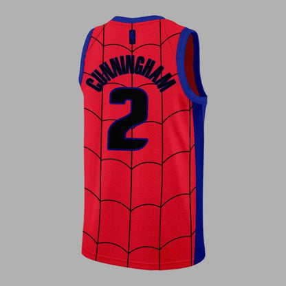 Detroit Pistons Cade Cunningham "Spidey Concept" Jersey