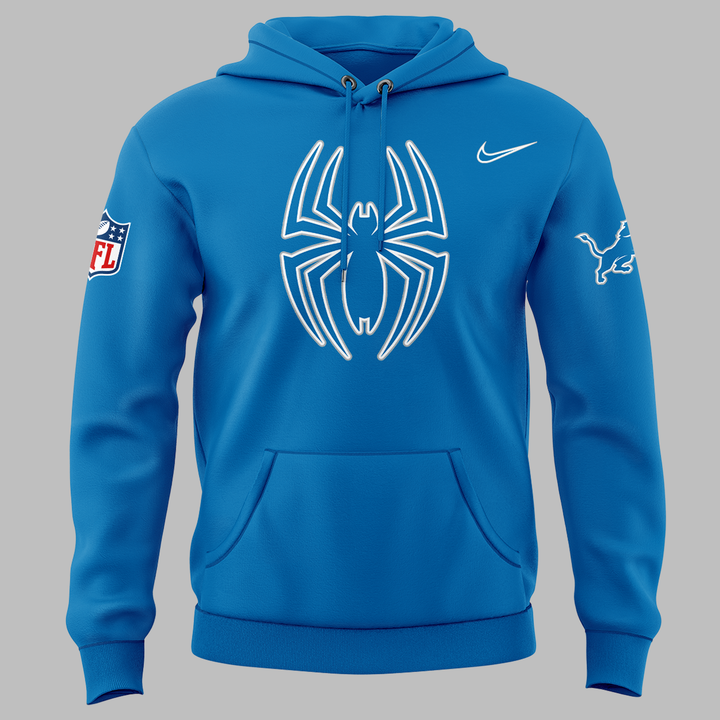 Limited Edition Detroit Lions x Spider-Man Hoodie 2026