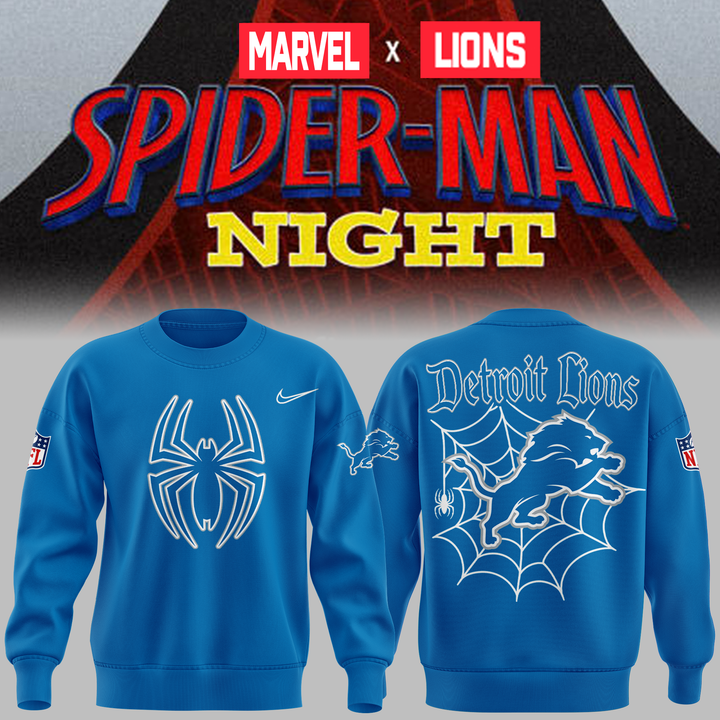 Limited Edition Detroit Lions x Spider-Man Sweat 2026