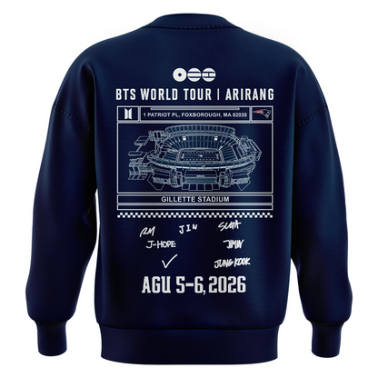Exclusive Edition BTS x New England Patriots Sweatshirt 2026