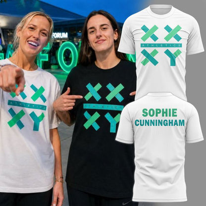 06. White Shirt Sophie Cunningham - Indiana Fever - Thank You Sophie For Speaking Up For Girls T-Shirt
