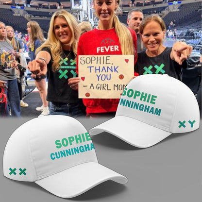 06. White Shirt Sophie Cunningham - Indiana Fever - Thank You Sophie For Speaking Up For Girls T-Shirt