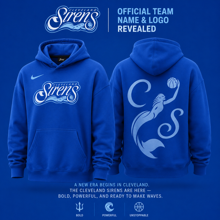 Cleveland Sirens Royal Blue Hoodie