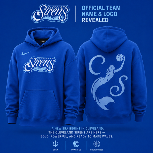 Cleveland Sirens Royal Blue Hoodie
