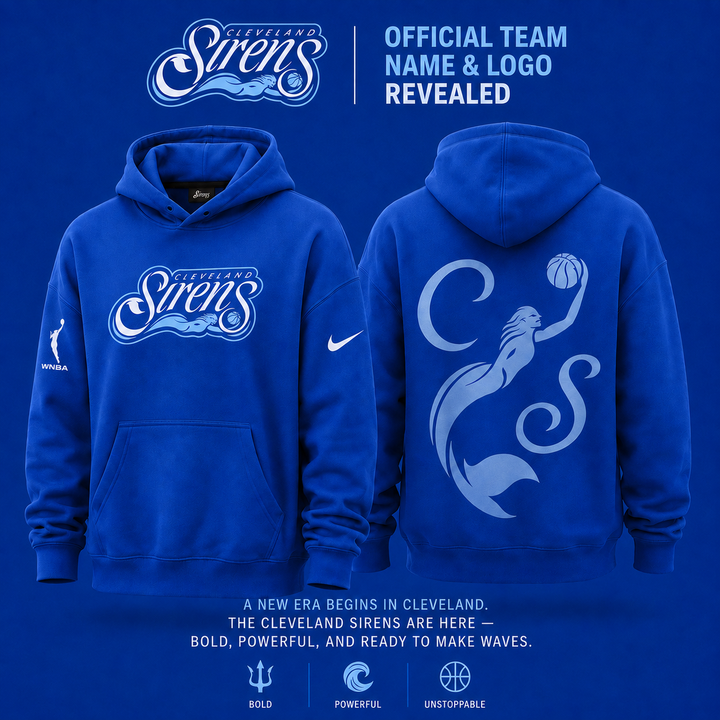 Cleveland Sirens WNBA Blue Hoodie