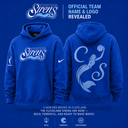 Cleveland Sirens WNBA Blue Hoodie