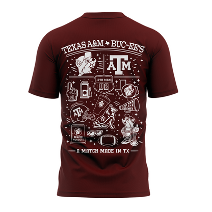 Texas A&M University and Buc-ee’s 2026 T-shirt