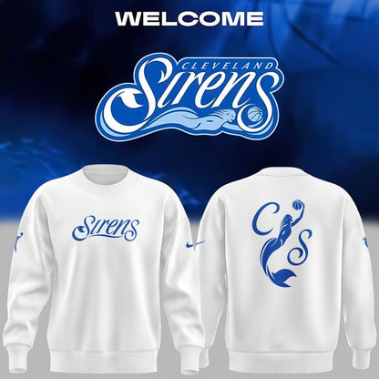 Cleveland Sirens WNBA White Sweatshirt