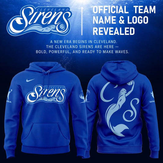 Wild Collective Siren Blue Multi Logo Hoodie