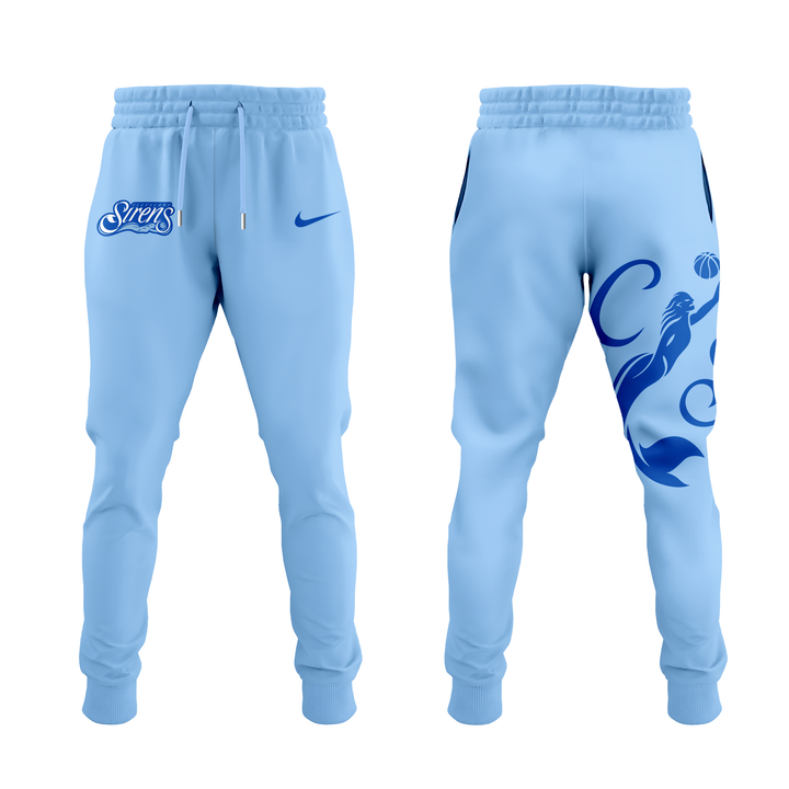 Erie Blue Primary Logo Hoodie