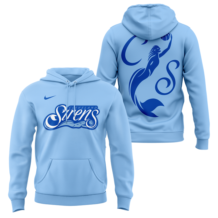 Erie Blue Primary Logo Hoodie