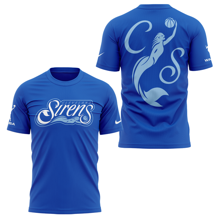 Cleveland Sirens WNBA Blue T-Shirt