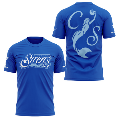 Cleveland Sirens WNBA Blue T-Shirt