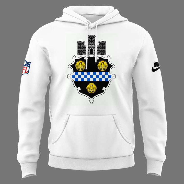 Pittsburgh Steelers Throwback 1933 White Hoodie