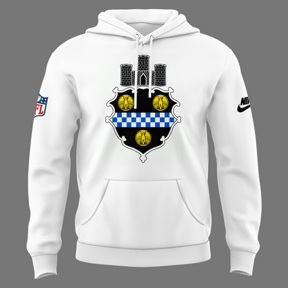 Pittsburgh Steelers Throwback 1933 White Hoodie
