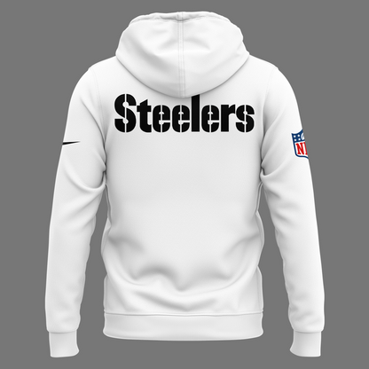Pittsburgh Steelers White Hoodie 2026