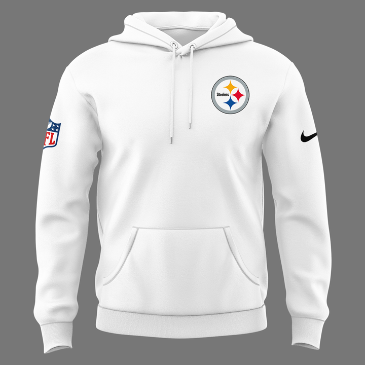 Pittsburgh Steelers White Hoodie 2026