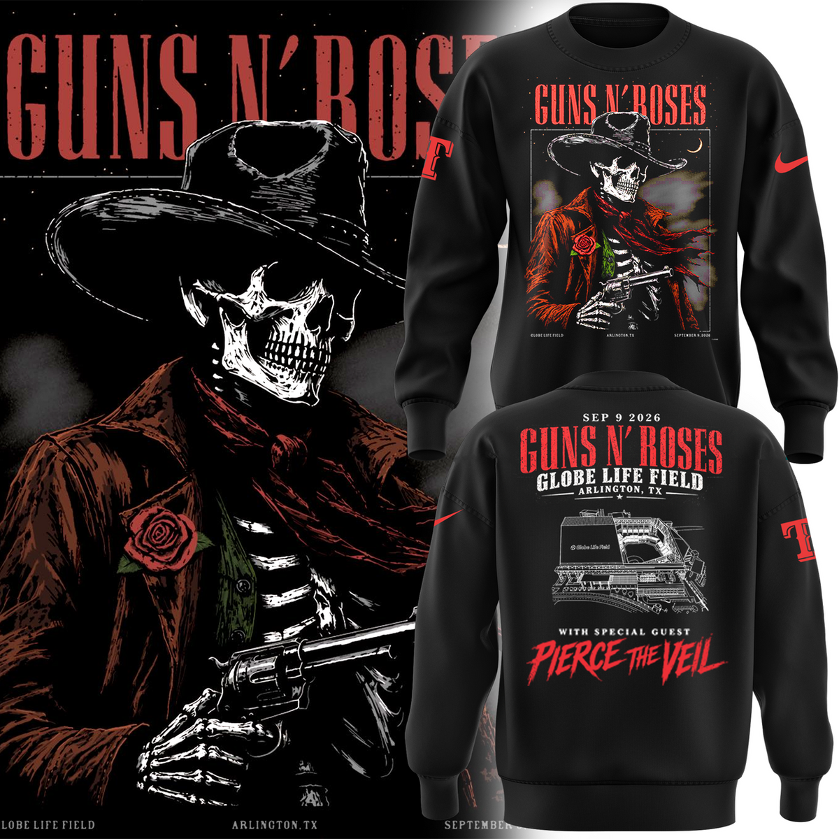 GN’Roses x Globe Life Field 2026 Tour Limited Edition sweat_001