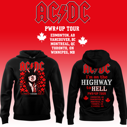 AC/DC Highway to Hell PWR UP Tour 2026 Limited Edition hoodie