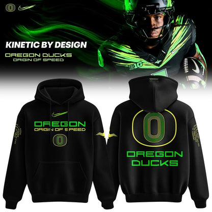 Men's Nike Black Oregon Ducks Origin of Speed Hoodie