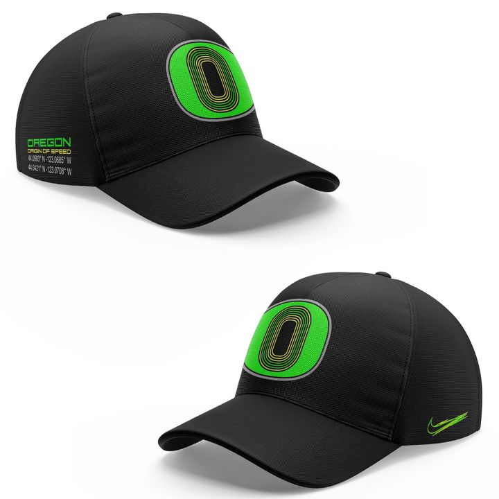 Men's Nike Oregon Ducks Football Origin of Speed Air Hoodie – Black