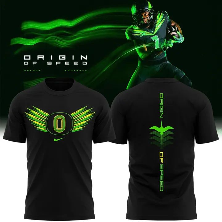 Men's Nike Black Oregon Ducks Origin of Speed T-shirt