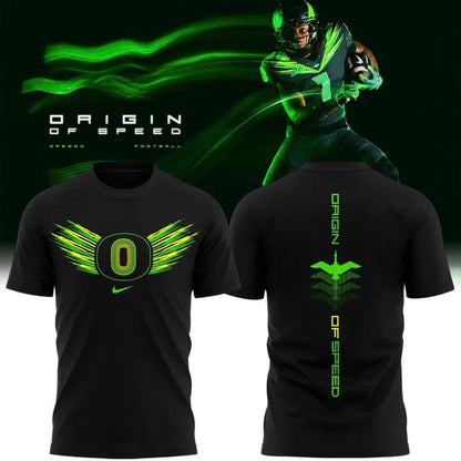 Men's Nike Black Oregon Ducks Origin of Speed T-shirt