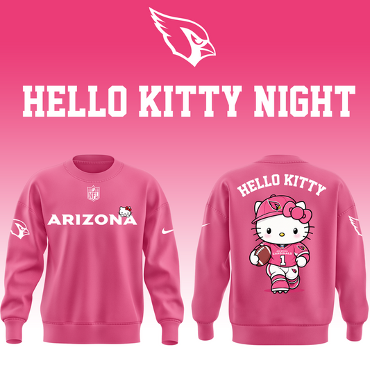 Arizona Cardinals Hello Kitty 2026 Limited Edition Sweater