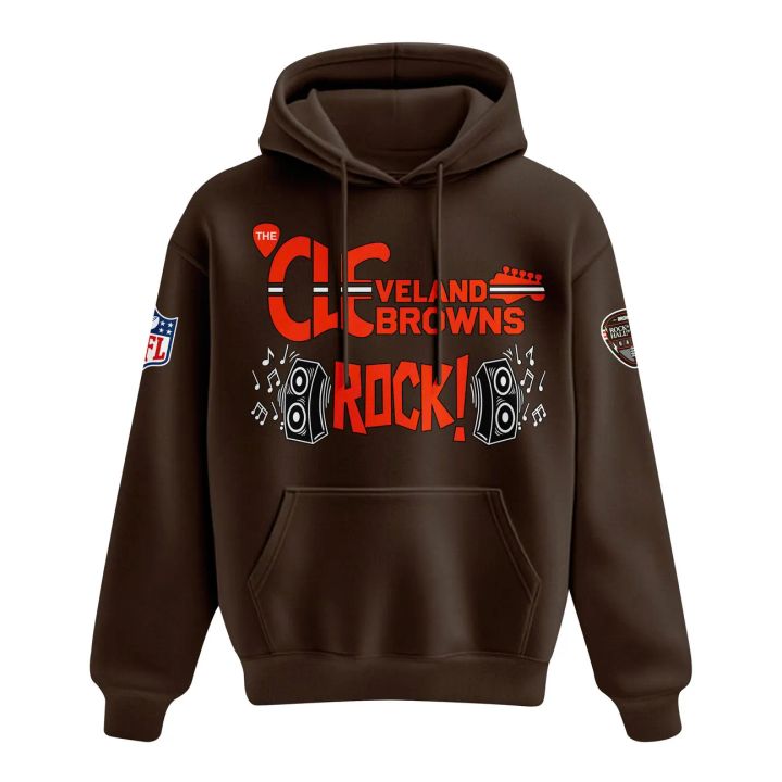 Men's Cleveland Browns Rock and Roll Hall of Fame Game Hoodie