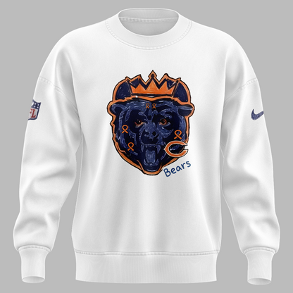 Limited Edition Chicago Bears Sweat Designed By Young Heroes Battling Cancer