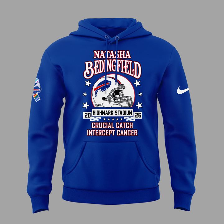 Limited Editio Bills x Natasha Bedingfield - Crucial Catch Intercept Cancer Hoodie