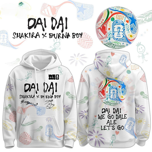 Shakira x Burna Boy x World Cup 2026 “DAI DAI” Limited Edition Hoodie