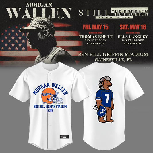 Limited Edition “Still The Problem Tour” At Ben Hill Griffin Stadium, Florida Gators Jersey