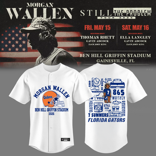Limited Edition “Still The Problem Tour” At Ben Hill Griffin Stadium, Florida Gators Jersey