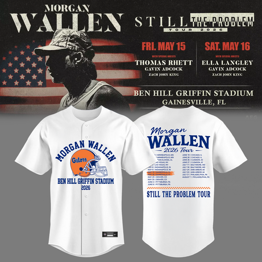 Limited Edition “Still The Problem Tour” At Ben Hill Griffin Stadium, Florida Gators Jersey