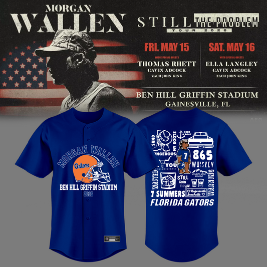 Limited Edition “Still The Problem Tour” At Ben Hill Griffin Stadium, Florida Gators Jersey