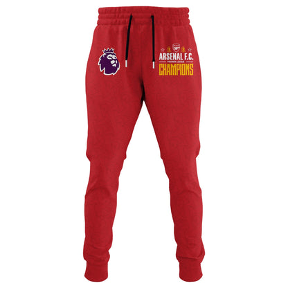 Arsenal F.C Premier League champions 25/26 Half Zip Hoodie
