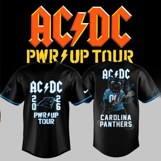 01.6. Special AC/DC x Carolina Panthers - Power Up Tour 2026 Jersey
