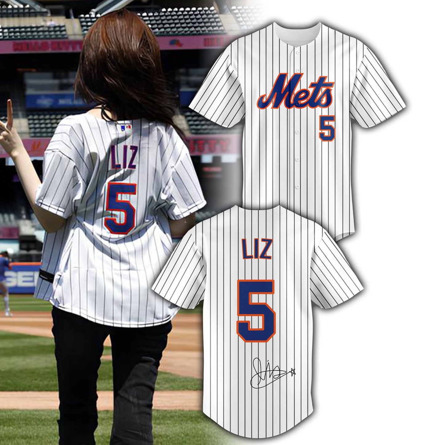 NYM Special IVE “Liz” 2026 Limited Edition Baseball Jersey